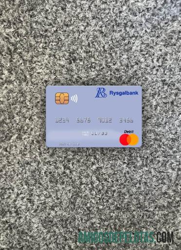 Turcomenistão Rysgal JSCB Mastercard Photolook Front amostra